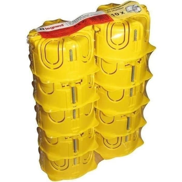 LEGRAND Parti med 10 Batibox-lådor