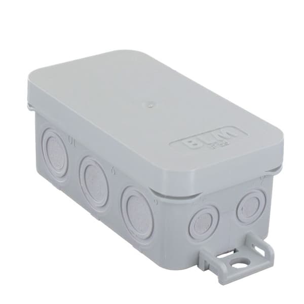 Förgreningsbox - MAXTER - Mini 10 Ingångar - IP55 - 90x40x36 mm - Rekttangulär
