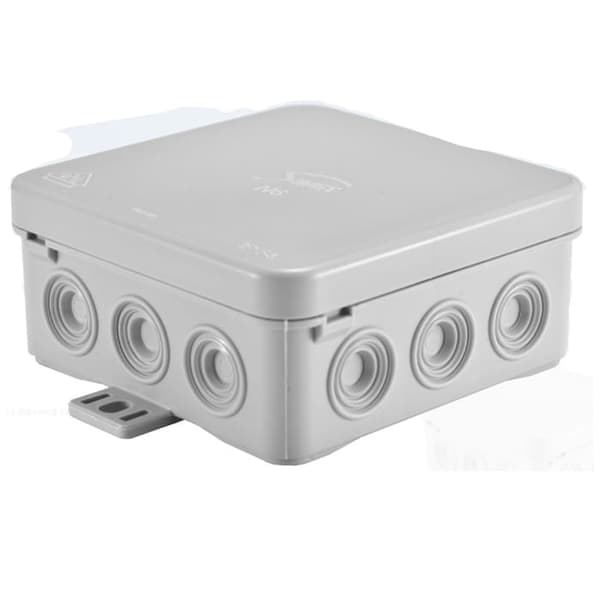 N6 85x85x40 fastbox IP54 grå installationsboks