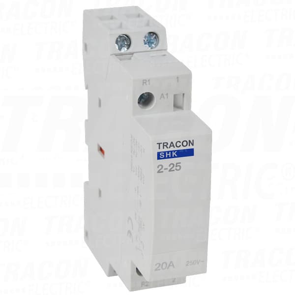 Modulær kontaktor 230V AC 2xNO 25A 1P