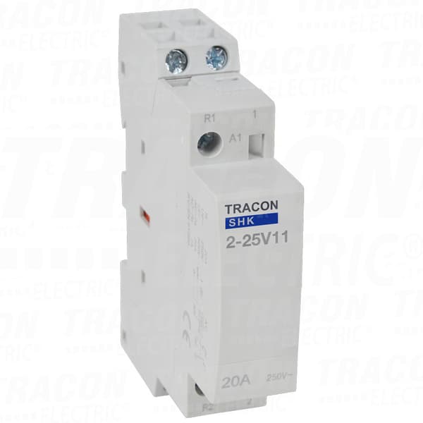 Modulær kontaktor 230V AC 1xNO+1xNC 25A 1P
