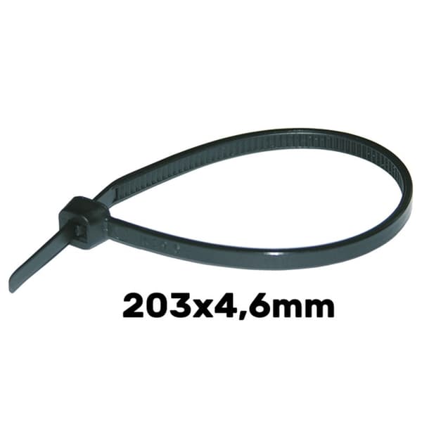 Kabelbindere 203 x 4,6 mm UV sort HAUPA 100 stk