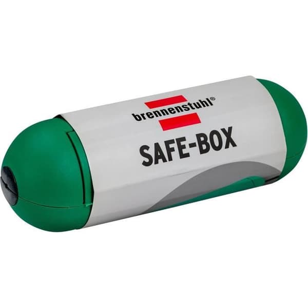 Brennenstuhl Safe-Box / Skyddsbox för förlängningskabel, (kabelskydd, inomhusbruk) grön