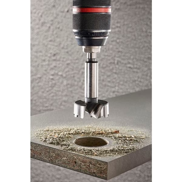 Infälld träfräs - wolfcraft - 3322000 - Diameter 35 mm - Längd 90 mm - Kromvanadinstål
