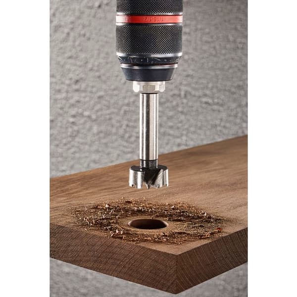 Infälld träfräs - wolfcraft - 3322000 - Diameter 35 mm - Längd 90 mm - Kromvanadinstål