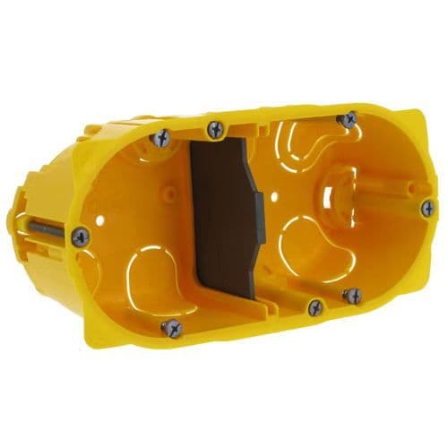 Inbyggd dosa - LEGRAND - Batibox - 2 uttag - Djup 50mm - Plast