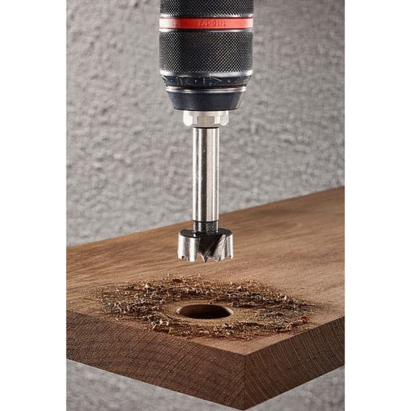Låda med infällda fräsar - wolfcraft - 1002000 - Ø 15 till 35 mm - Borrprecision - Ingen bränning