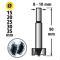 Miniatyrbild 2 av 6: Låda med infällda fräsar - wolfcraft - 1002000 - Ø 15 till 35 mm - Borrprecision - Ingen bränning