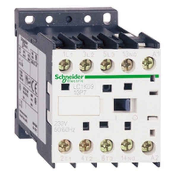 Schneider Electric infälld låda - LC1K0601P7 - TeSys LC1K - kontaktor - 3P - AC-3 440V - 6A - 230Vac spole