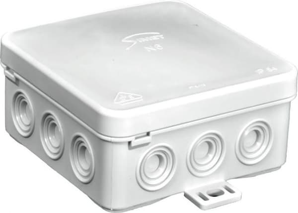 Simet - PK-7 - N6-kabelskåp, ytmonterad, IP54, grå 83006002