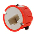 Miniatyrbild 3 av 4: Boîte DCL väggmonterad för gipsvägg Ø54mm - Röd - Zenitech