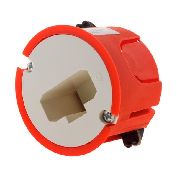 Boîte DCL väggmonterad för gipsvägg Ø54mm - Röd - Zenitech