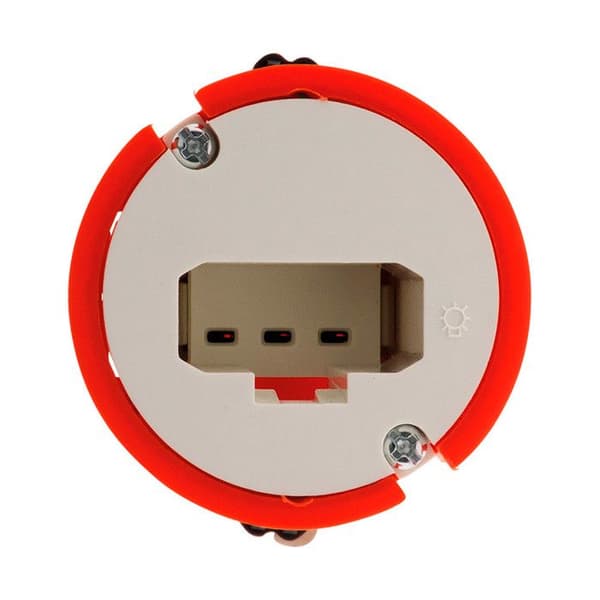 Boîte DCL väggmonterad för gipsvägg Ø54mm - Röd - Zenitech