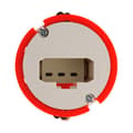 Miniatyrbild 2 av 4: Boîte DCL väggmonterad för gipsvägg Ø54mm - Röd - Zenitech