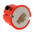 Miniatyrbild 1 av 4: Boîte DCL väggmonterad för gipsvägg Ø54mm - Röd - Zenitech