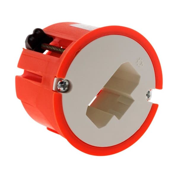 Boîte DCL väggmonterad för gipsvägg Ø54mm - Röd - Zenitech