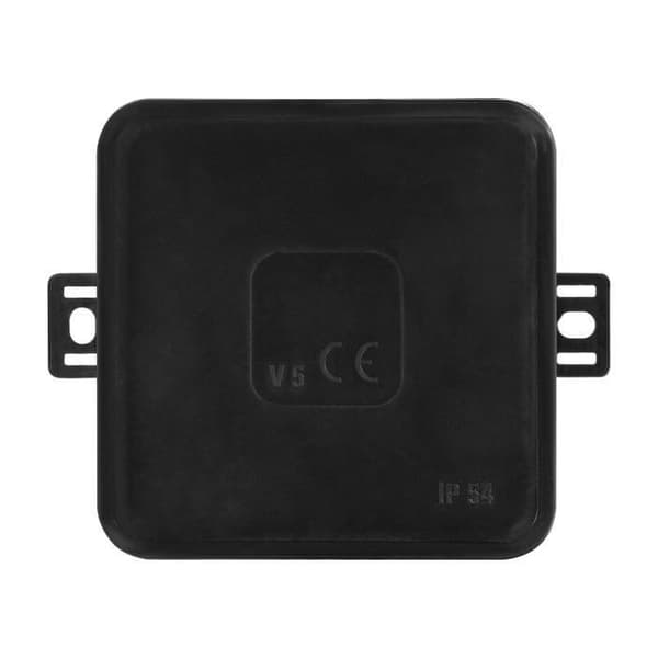 ORNO CLICK Ytkopplingsdosa IP54 12 vägar för ledningar 75x75x41mm Svart