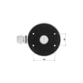 Miniatyrbild 6 av 6: Stöd för kupol - Hikvision - 100103751 - Vit aluminium - 135 mm - Rund