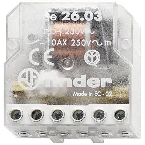 Finder 260382300000PAS Fjärrkontrollbox 230 VAC 1 NO/1 NC 10 A