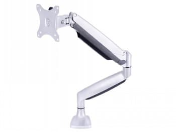 Multibrackets M Deskmount Gas Spring Single Silver | VESA 75x75-100x100 | Max 9kg | Desk clamp | Silver Silver