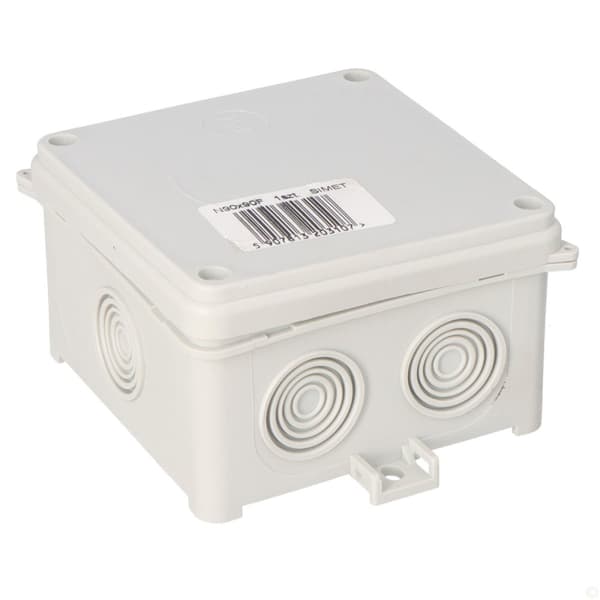 Pinta-asennusrasia IP54 N 90x90 harmaa