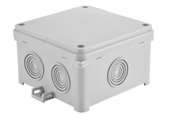 Pinta-asennusrasia IP54 N 90x90 harmaa