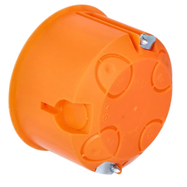 Gipslåda med skruvar, orange P 70f