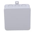 Pikkukuva 4 / 5: N7 Fastbox seinäasennusrasia 100x100x38mm, itselukittuva, harmaa