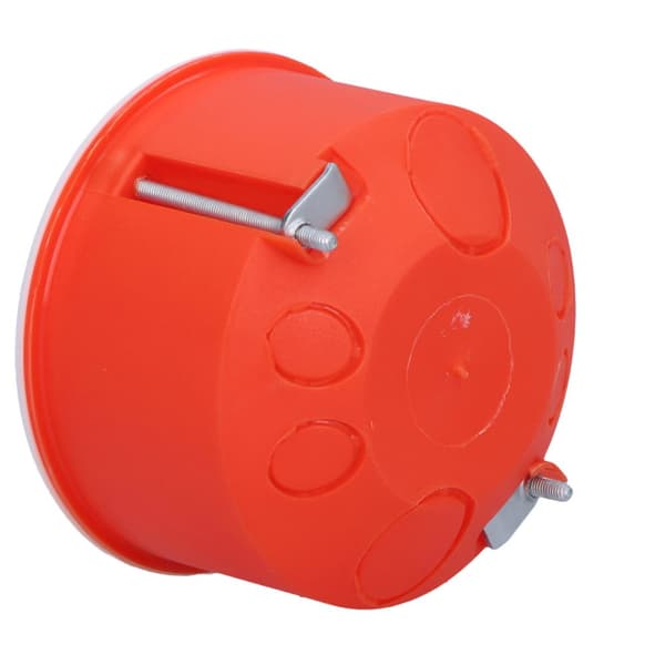 Infälld låda PO-70, för gipsväggar, orange