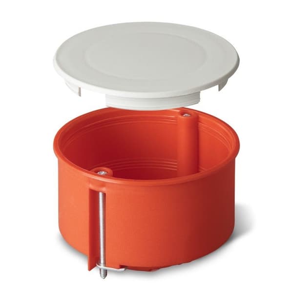Infälld låda PO-70, för gipsväggar, orange