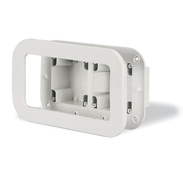 Uppoasennusrasia, 2 moduulia, 2xM95, IP66, harmaa, PROTECTA