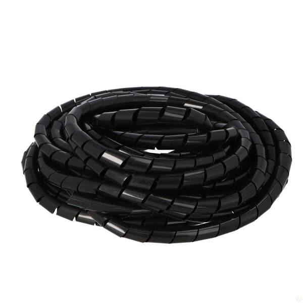 Spiralslang GST-12B (innerdiameter 12 mm) svart, 10 meters förpackning