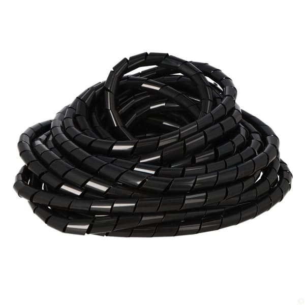 Spiralslang GST-12B (innerdiameter 12 mm) svart, 10 meters förpackning