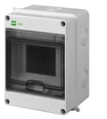 Miniatyrbild 1 av 4: Utanpåliggande fördelningscentral EP-LUX PLUS 5-moduls IP55 med TH-35 monteringsskena och kopplingsplint