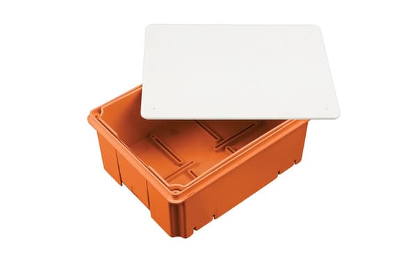 Åskskyddskopplingsdosa, justerbart djup, orange