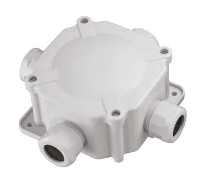 Pinta-asennusrasia IP67 4xPG21.5 5 liitintä 27P harmaa