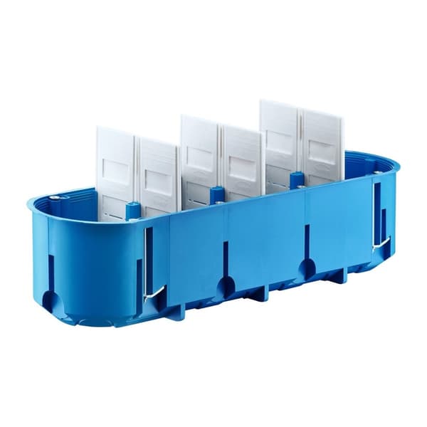 Indbygget boks, dyb, blå, multiboks P4X60D