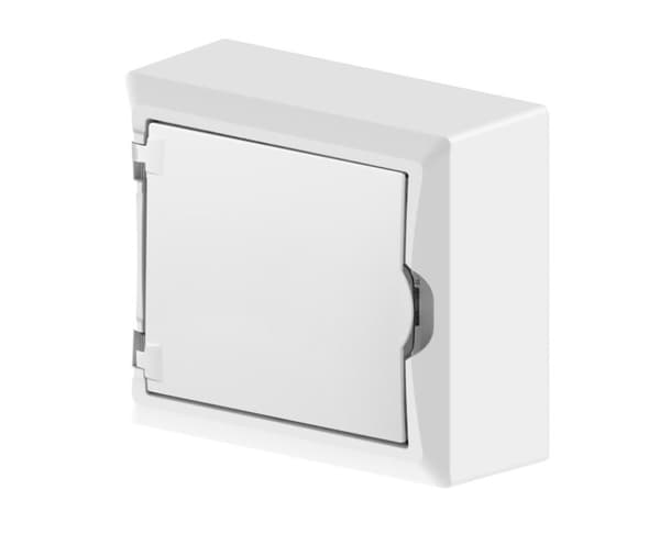 Påbygningsmonteret fordelerskab 1x8 moduler hvid IP40 ONNLINE