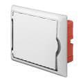 Miniatyrbild 1 av 2: Infälld fördelningscentral 1x8 moduler vit IP40 ONLINE