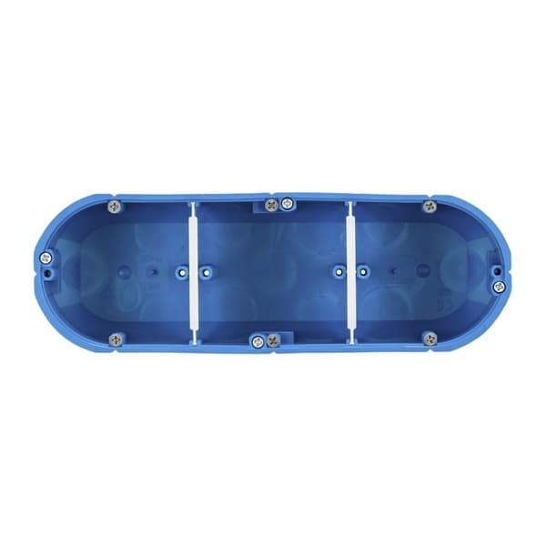 Låda för ihåliga väggar 2x60mm, platta P2x60K MULTIBOX