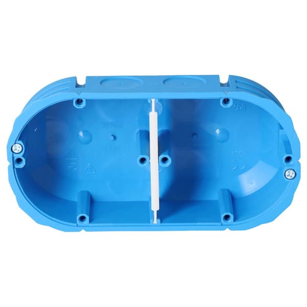 Låda för ihåliga väggar 2x60mm, platta P2x60K MULTIBOX