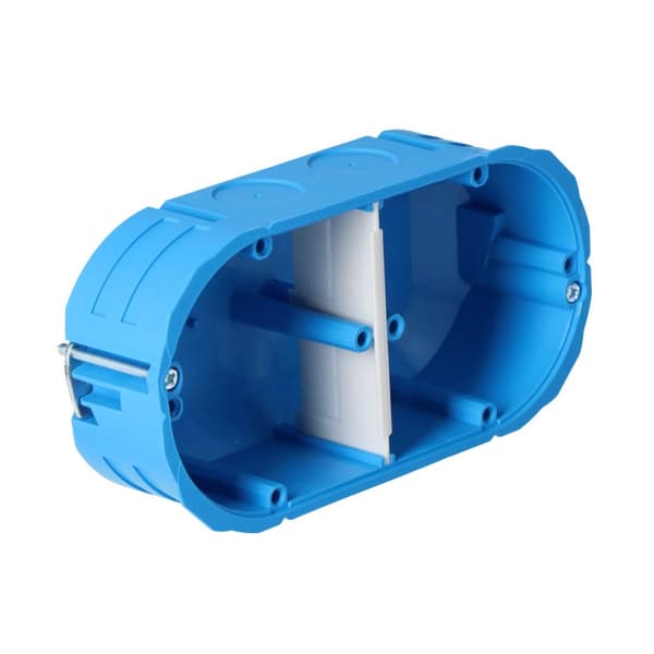 Låda för ihåliga väggar 2x60mm, platta P2x60K MULTIBOX