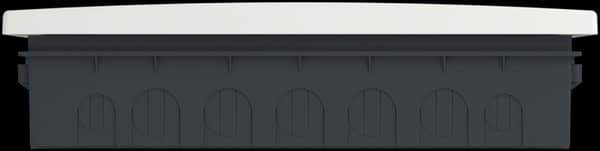 Infälld fördelningscentral, Easy9 EU IP40 EZ9EU-1-18-PT-T transparent dörr 1 rad 18 moduler/rad