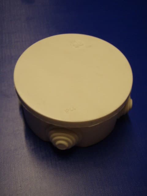 Fast-Box 80x40 IP44 rund låda
