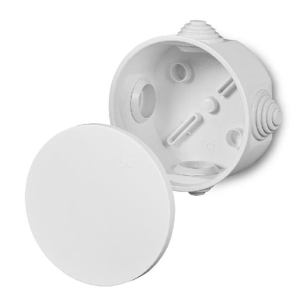 Fast-Box 80x40 IP44 rund låda