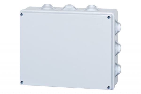 Hermetisk låda FG 240x190x90 med ONNLINE-genomföringar