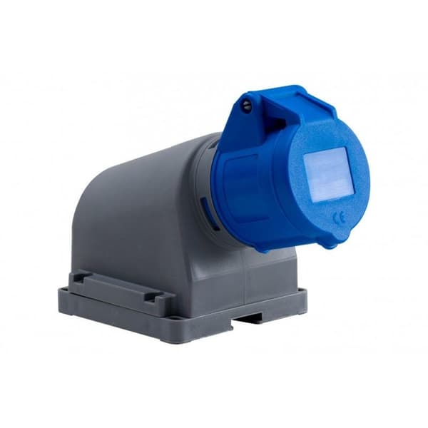 Industriellt campinguttag, fast, 16A 3P 220V-250V IP44-FE, OPAL KAMPER