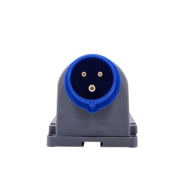 Industriell campingkontakt, fast mottagare, 16A 3P IP44-FE, OPAL KAMPER