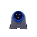 Miniatyrbild 3 av 4: Industriell campingkontakt, fast mottagare, 16A 3P IP44-FE, OPAL KAMPER