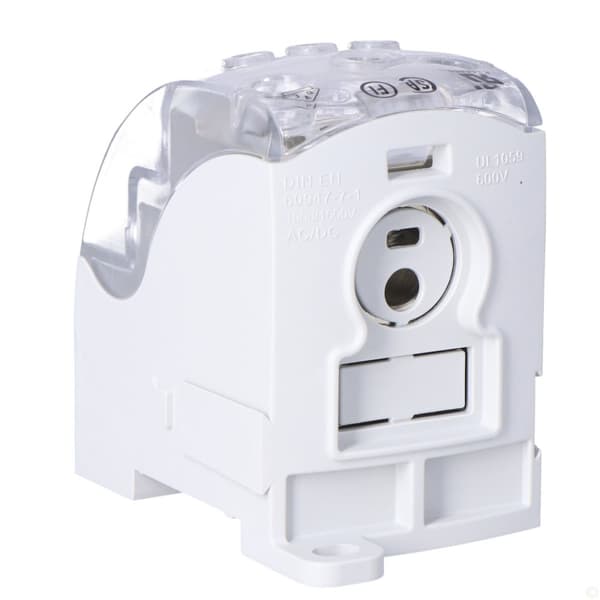 Yleisjakoliitin SUB 400 Al/Cu 82080 SIMBLOCK, harmaa